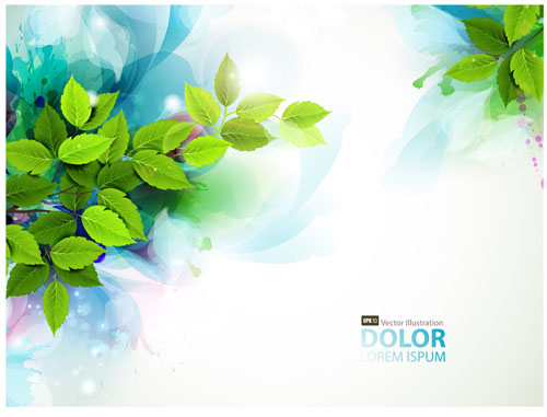 500x381 Floral Girls With Watercolor Vector Background 02 Free Download - Watercolor Vector Art