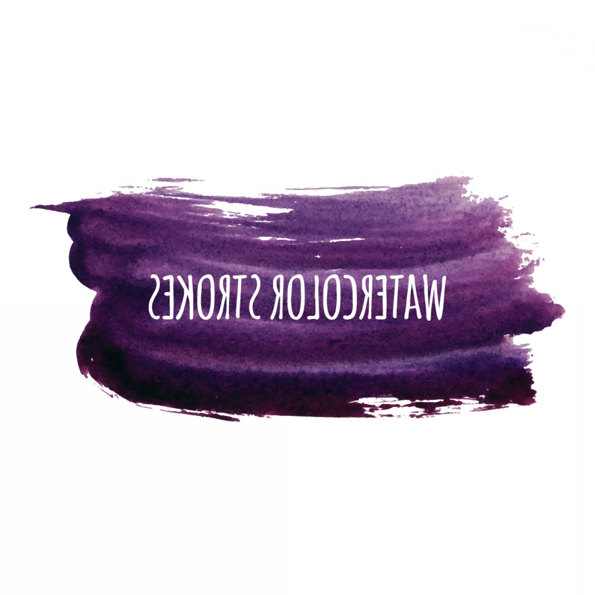 1200x1200 Watercolor Strokes Vector Brushes Set Rongholland - Watercolor Vector Brushes