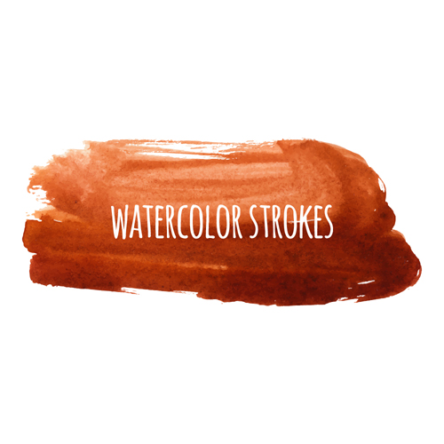 500x500 Watercolor Strokes Vector Brushes Set 12 Free Download - Watercolor Vector Brushes