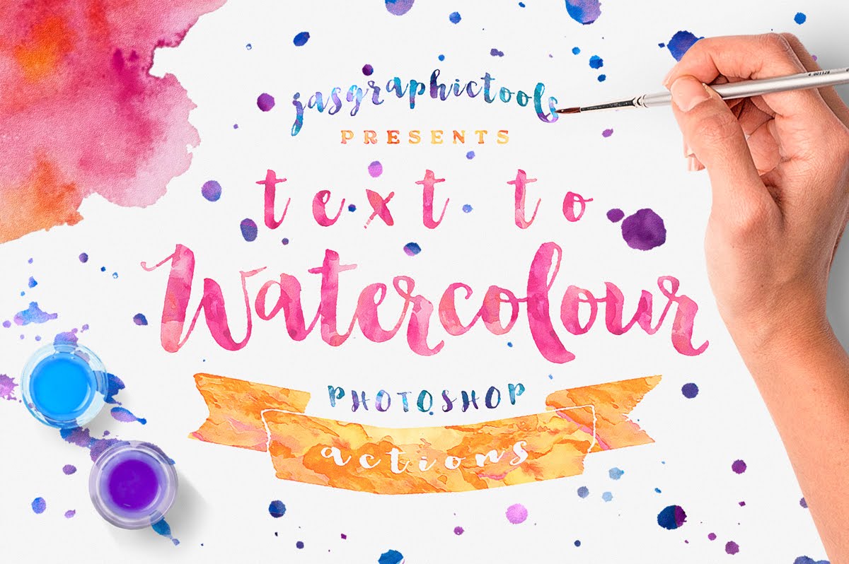 1200x798 Give Your Text, Vectors And Shapes A Watercolour Effect Using - Watercolor Vector Illustrator