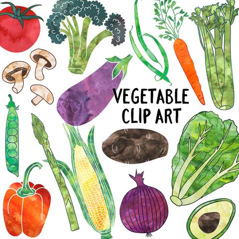 480x480 Watercolor Vegetables Paula Kim Studio - Watercolor Vegetables