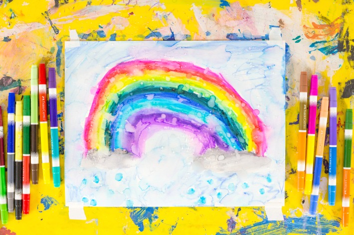 710x473 Watercolor With Markers - Watercolor Video