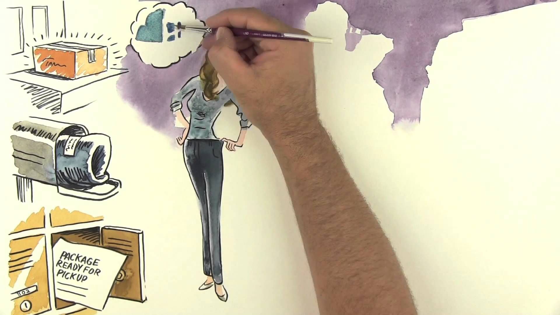 1920x1080 We Have Created A New Watercolor Animation Video. - Watercolor Video