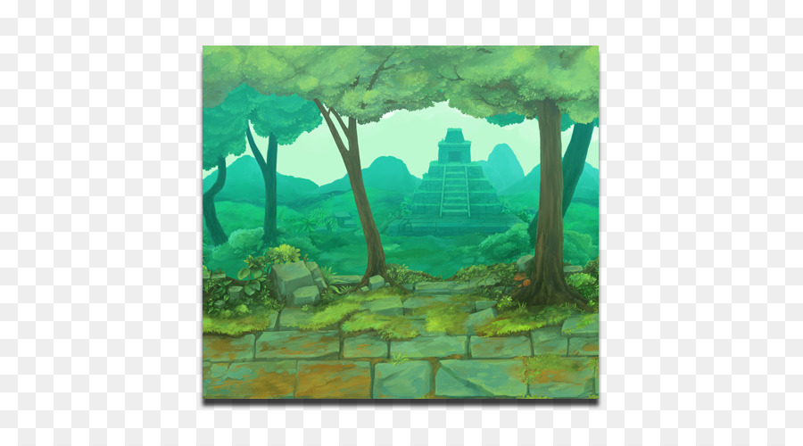 900x500 Video Game Painting Art Sprite - Watercolor Video Game