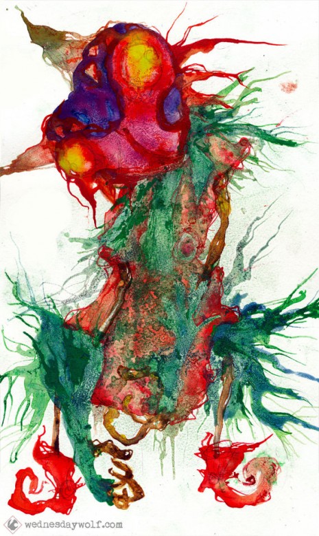 465x779 A Gallery Of Amazing Video Game Watercolor Art - Watercolor Video Game