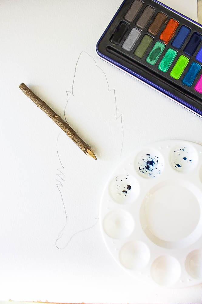 666x1000 Watercolor Feather Free Printable - Watercolor Videos Free