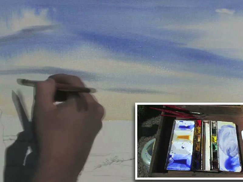 800x600 Watercolour Tutorial Painting A Cornish Seascape - Watercolor Videos Free