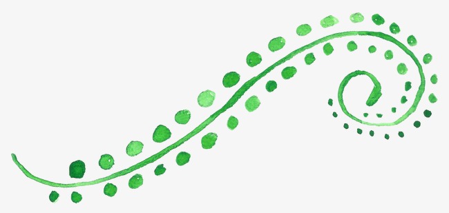 650x309 Watercolor Green Vines, Watercolor Clipart, Drawing Plant - Watercolor Vines