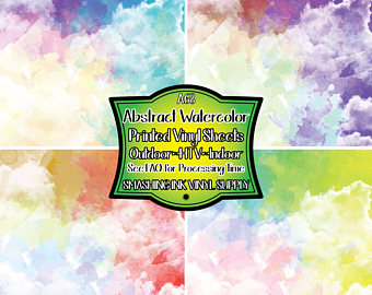 340x270 Watercolor Vinyl Etsy - Watercolor Vinyl