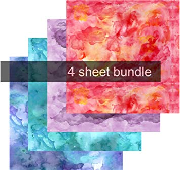 355x335 Patterned Vinyl Watercolor, Watercolor Vinyl, Shades - Watercolor Vinyl
