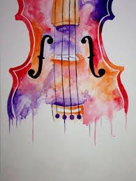 195x258 Image Result For Violin Watercolor Music Watercolor - Watercolor Violin