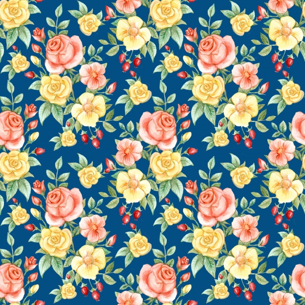 615x615 Flowers Watercolor Wallpaper Roses Free Stock Photo - Watercolor Wallpaper