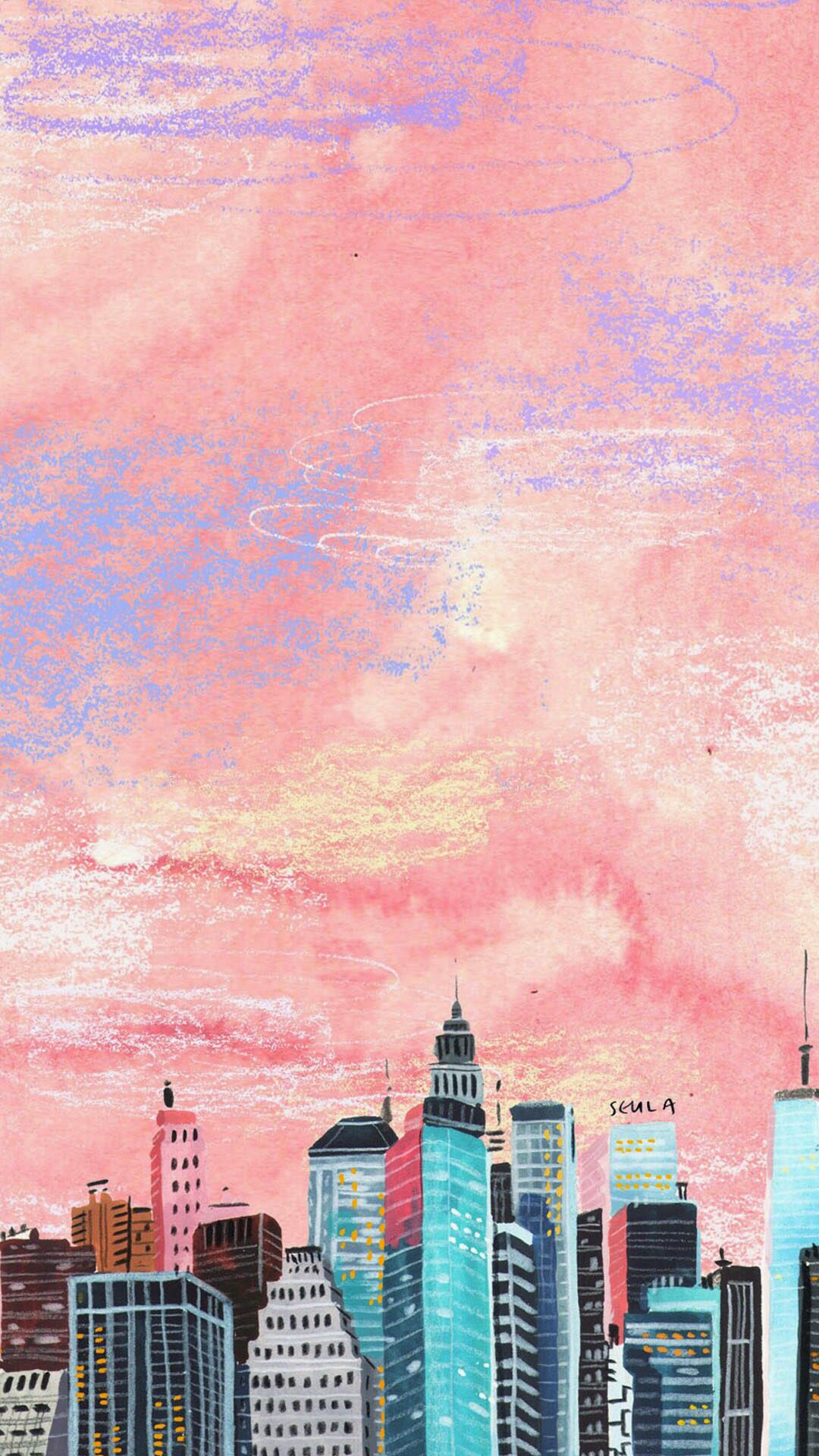 1080x1920 Pin By Raedean Petty On Iphone Wallpapers Pink - Watercolor Wallpaper Iphone