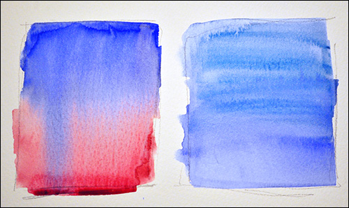 500x298 How To Paint Graded Washes And Variegated Washes In Watercolor - Watercolor Wash