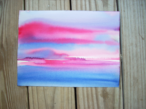 500x375 February 2008 Class Easy Wash Techniques In Watercolor - Watercolor Wash