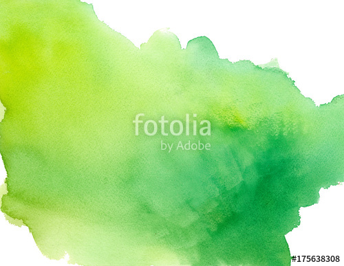 500x387 Green Watercolor Wash Background Stock Photo And Royalty Free - Watercolor Wash Background