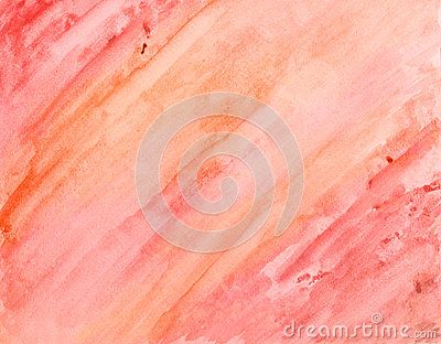 400x312 Hand Painted Watercolor Wash Background In Pink And Orange Colors - Watercolor Wash Background