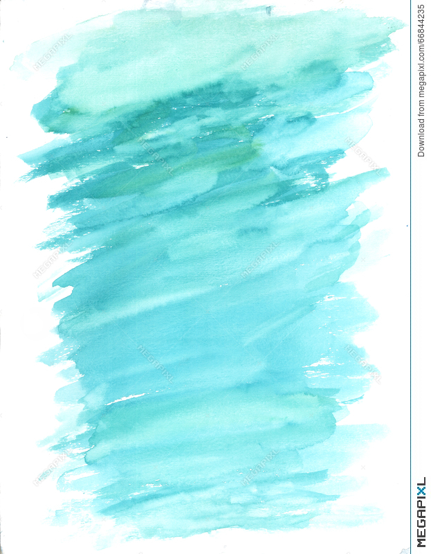 623x800 Aqua Blue Watercolor Wash Splash Background Illustration 66844235 - Watercolor Wash Background