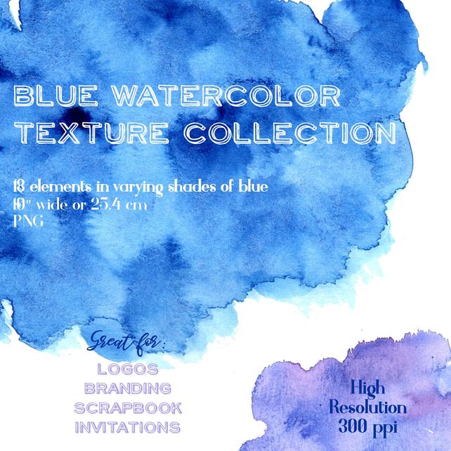 642x642 Blue Watercolor Textures Watercolor Wash Watercolor Splash Etsy - Watercolor Wash Texture