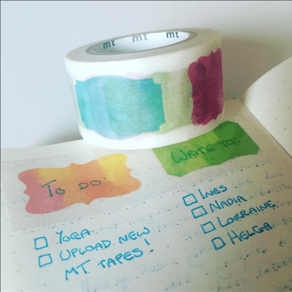 601x601 Mt Ex Label Watercolour Washi Tape - Watercolor Washi