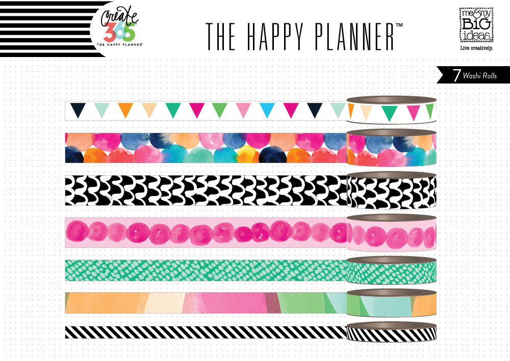 1000x709 Me And My Big Ideas Create 365 Watercolor Washi Tape - Watercolor Washi