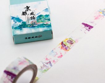 340x270 Train Watercolor Etsy - Watercolor Washi