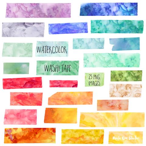 480x480 Watercolor Washi Paula Kim Studio - Watercolor Washi