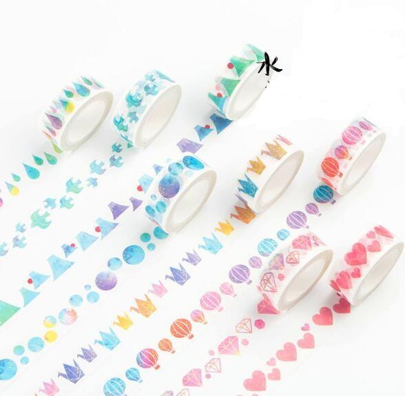 588x574 Wholesale 2016 Watercolor Washi Tape Raindrops Scrapbooking Tools - Watercolor Washi