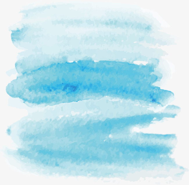 650x637 Cartoon Blue Water Color, Cartoon Clipart, Water Clipart, Color - Watercolor Water