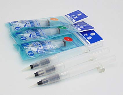 425x330 Water Brush Pen Set, 3 Pack Water Brush, Waterbrush - Watercolor Water Brush