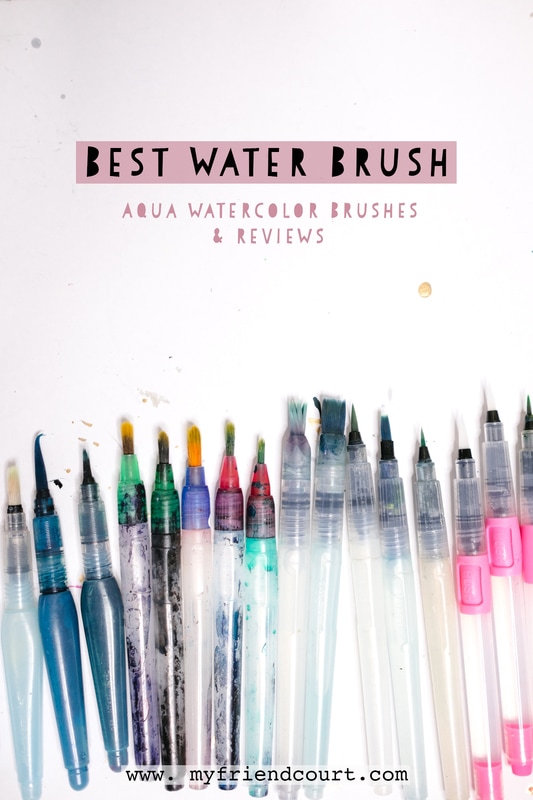 533x800 The Best Water Brush + Aqua Watercolor Brushes - Watercolor Water Brush