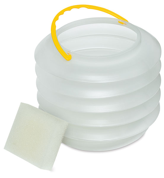 553x600 Plastic Water Pots - Watercolor Water Bucket