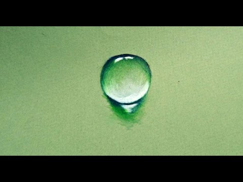480x360 How To Paint A Drop Of Water Using Watercolour And Enhancing With - Watercolor Water Drops