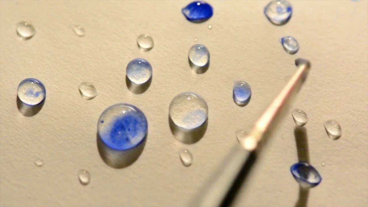 1280x720 Water Drop Art - Watercolor Water Drops