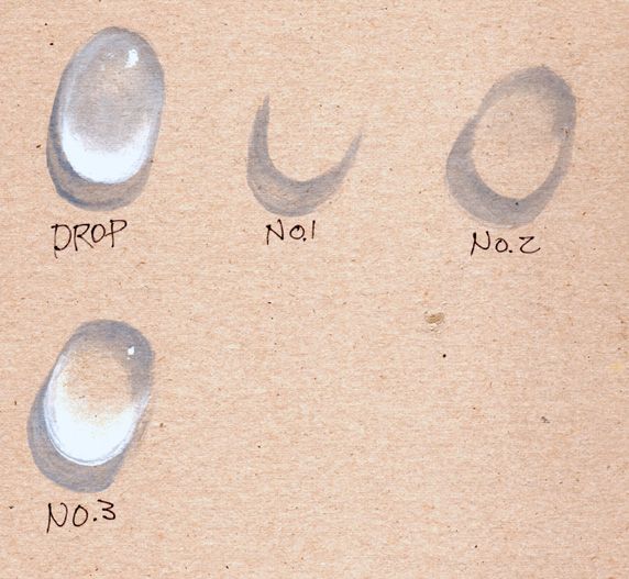 572x527 Water Drop Watercolor - Watercolor Water Drops