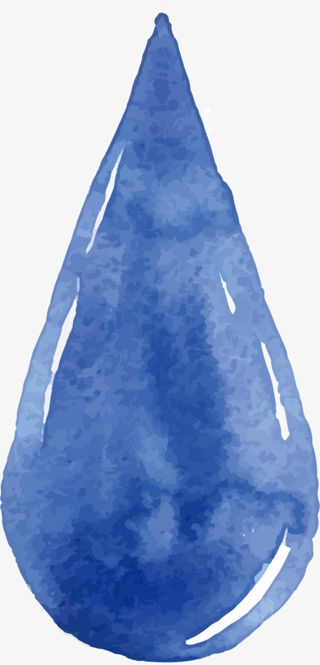 650x1348 Creative Watercolor Drops, Blue Water Drop, Watercolor Drops, Hand - Watercolor Water Drops