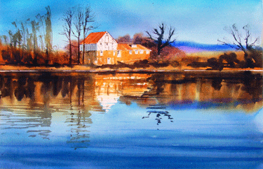 375x242 Old Workshop Details And Images - Watercolor Water Scenes