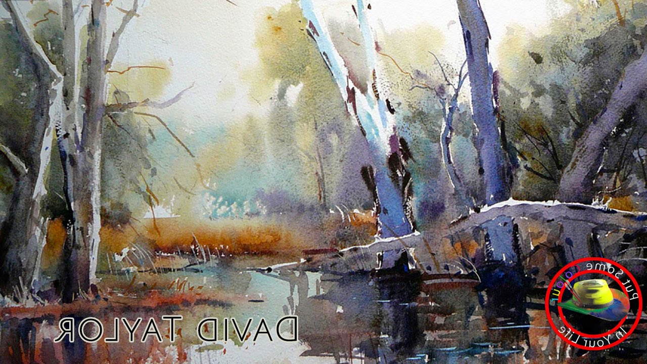 1280x720 Watercolor Scenes To Paint David Taylor Paints Wonderful Water - Watercolor Water Scenes