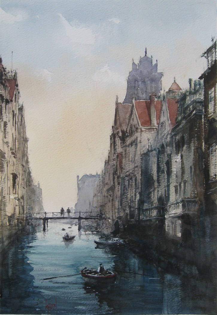 725x1050 Contest Rekindles Passion For Painting - Watercolor Water Scenes