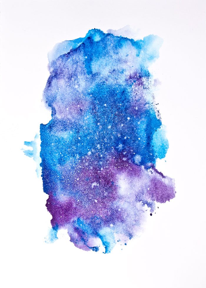 700x980 How To Paint The Galaxy With Watercolors Crafts For The Babies - Watercolor Watercolor
