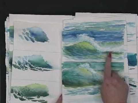 480x360 Painting Waves In Watercolor - Watercolor Waves