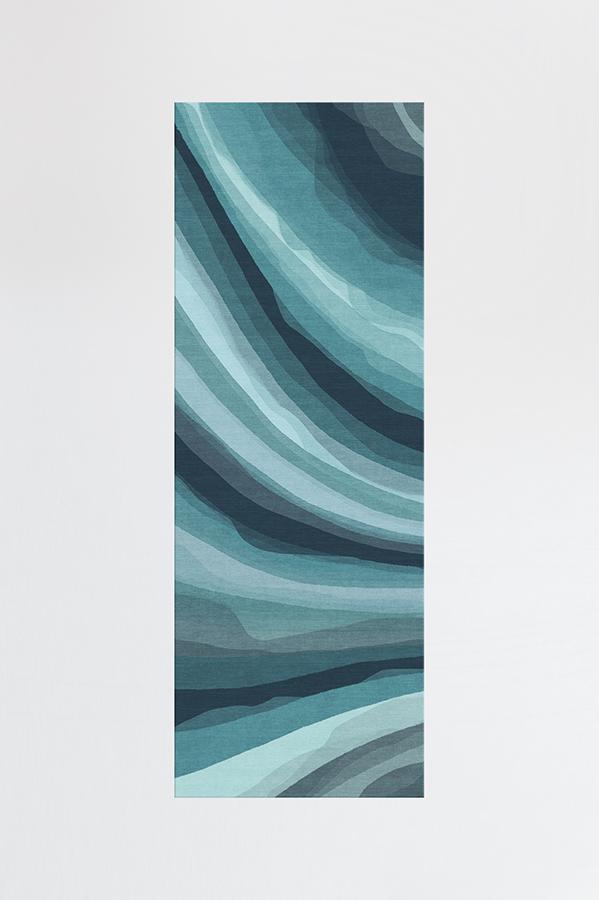 599x900 Watercolor Waves Blue Ruggable - Watercolor Waves