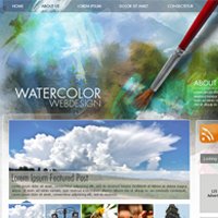 200x200 Create A Watercolor Themed Website Design With Photoshop - Watercolor Web