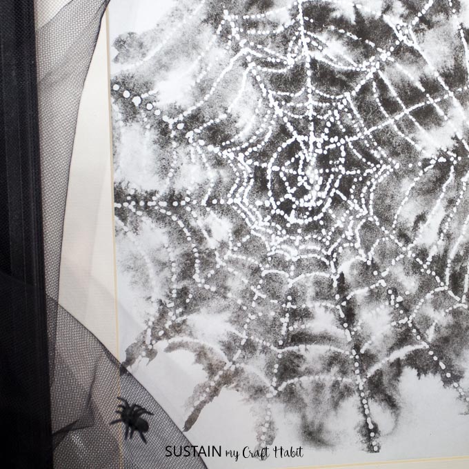 680x680 Halloween Art Watercolor Spider Web (Free Print) Sustain My - Watercolor Web