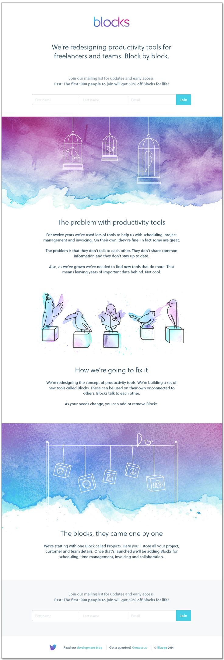 736x2163 20 Artistic Watercolor Website Designs - Watercolor Web