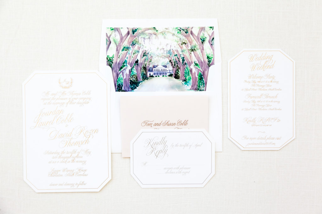 1024x683 Avenue Of Oaks Watercolor Invitation - Watercolor Web Design