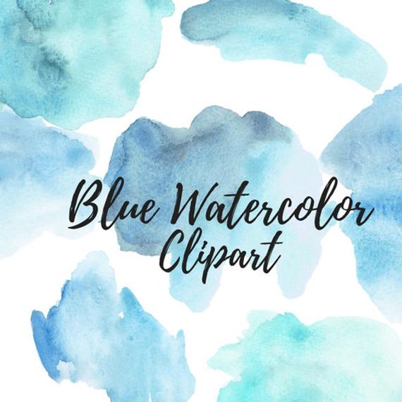 570x570 Paint Brush Clipart Watercolor Clipart Blog Clipart Etsy - Watercolor Website