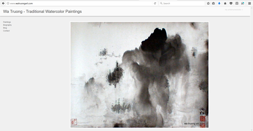 500x258 Subdued Beauty Watercolor By Wa Truong - Watercolor Website