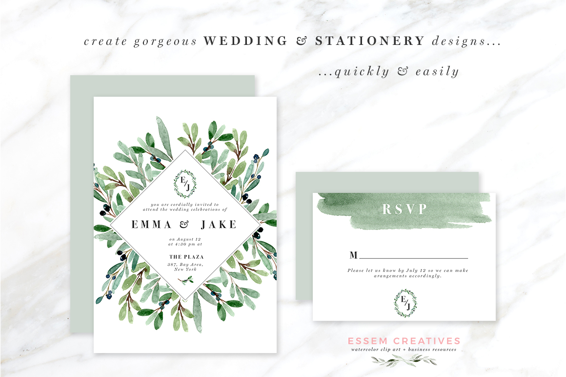 1160x772 Watercolor Olive Branch Clipart, Olive Leaves Wreath, Leaf Clipart - Watercolor Website