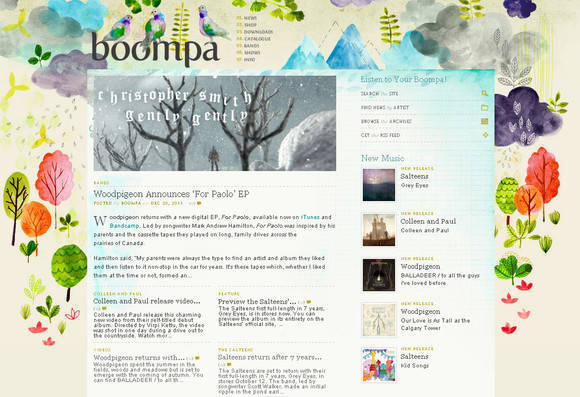 580x397 40 Beautiful Watercolor Effects In Web Design - Watercolor Website Design